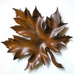 Norway Maple Leaf Hand-Carved in Rosewood